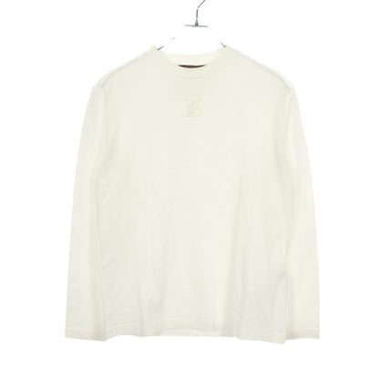 LOUIS VUITTON Embossed LV Logo Long Sleeve T-Shirt Size XS
