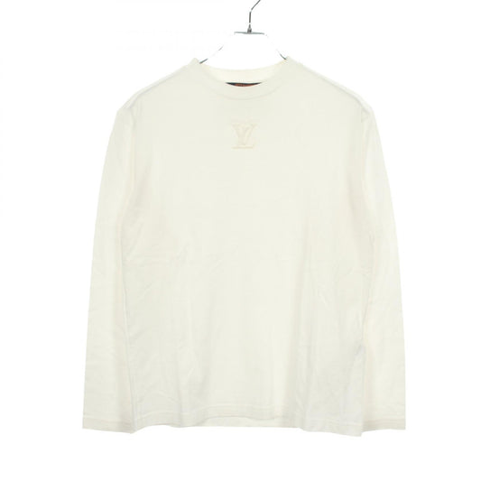 LOUIS VUITTON Embossed LV Logo Long Sleeve T-Shirt Size XS