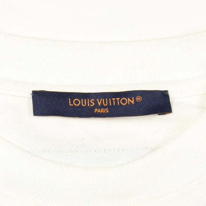LOUIS VUITTON Embossed LV Logo Long Sleeve T-Shirt Size XS