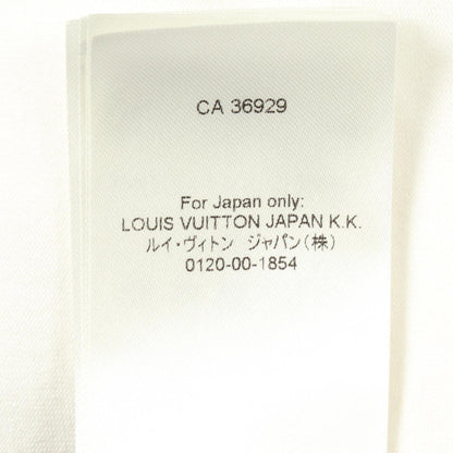 LOUIS VUITTON Embossed LV Logo Long Sleeve T-Shirt Size XS