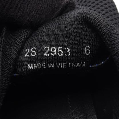 PRADA Knit Sock Mesh Fabric Sneakers Black Size 6