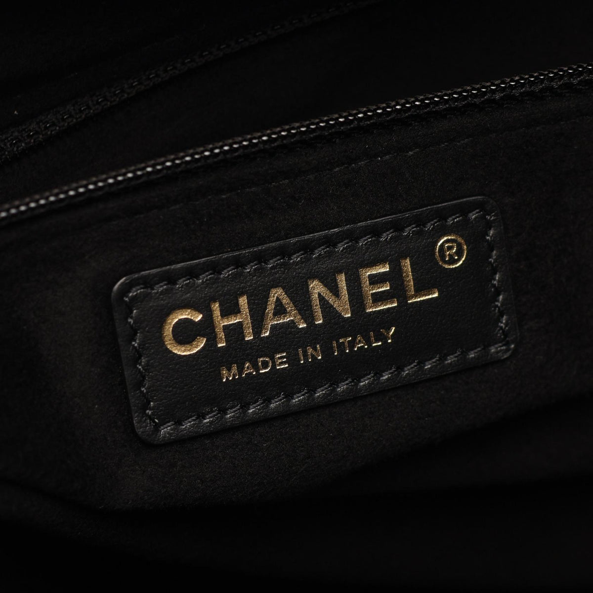 CHANEL Deauville Drawstring Shoulder Bag