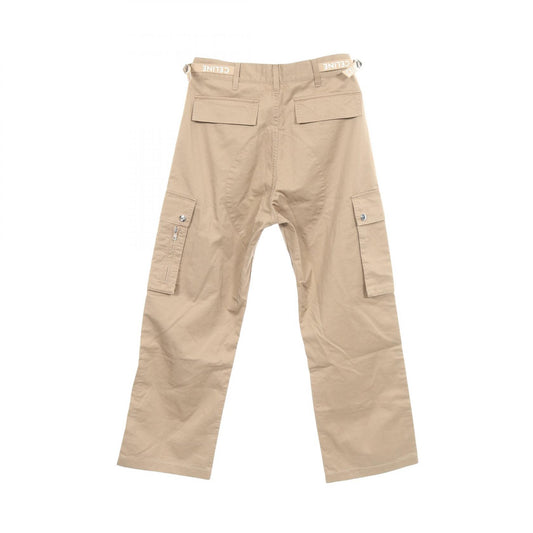 CELINE Cotton Cargo Pants Beige Size 44