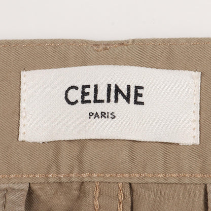 CELINE Cotton Cargo Pants Beige Size 44