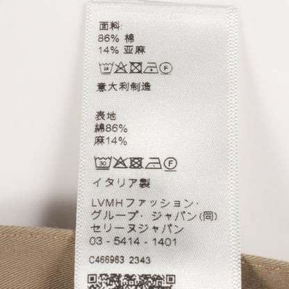 CELINE Cotton Cargo Pants Beige Size 44
