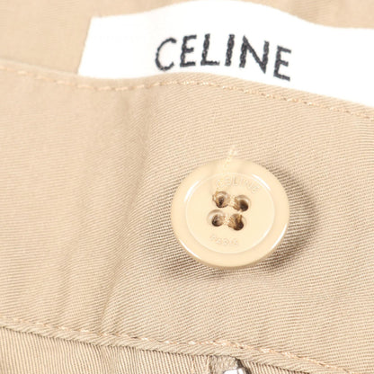 CELINE Cotton Cargo Pants Beige Size 44