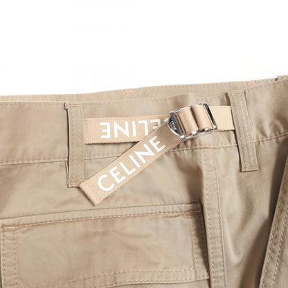 CELINE Cotton Cargo Pants Beige Size 44