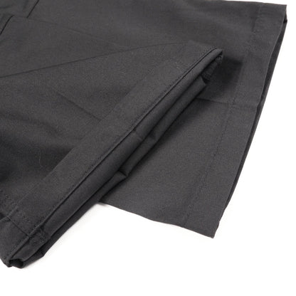 CELINE Logo Embroidered Cotton Cargo Pants Black Size 44
