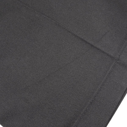 CELINE Logo Embroidered Cotton Cargo Pants Black Size 44