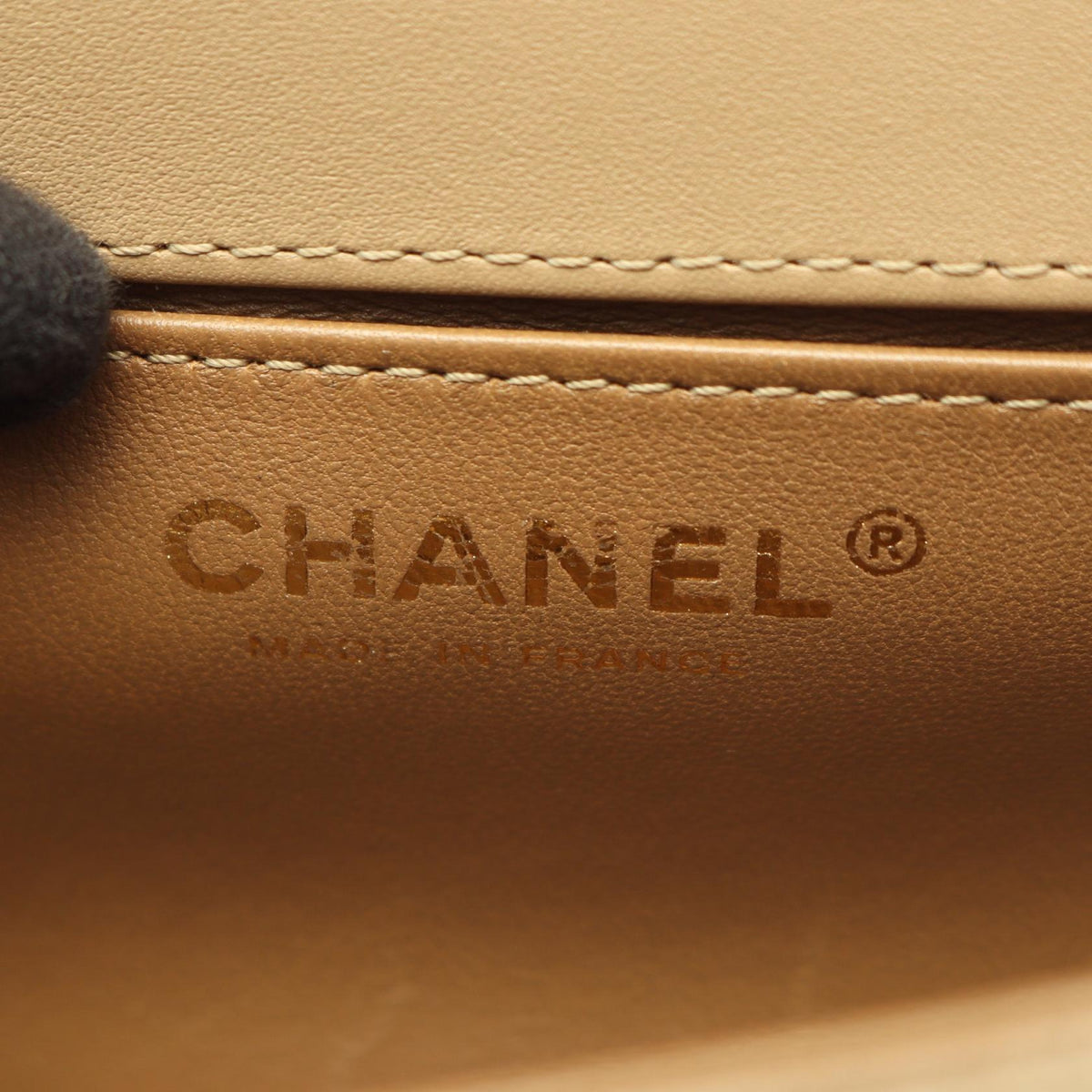CHANEL Boy Chanel Small Fabric Bag Khaki