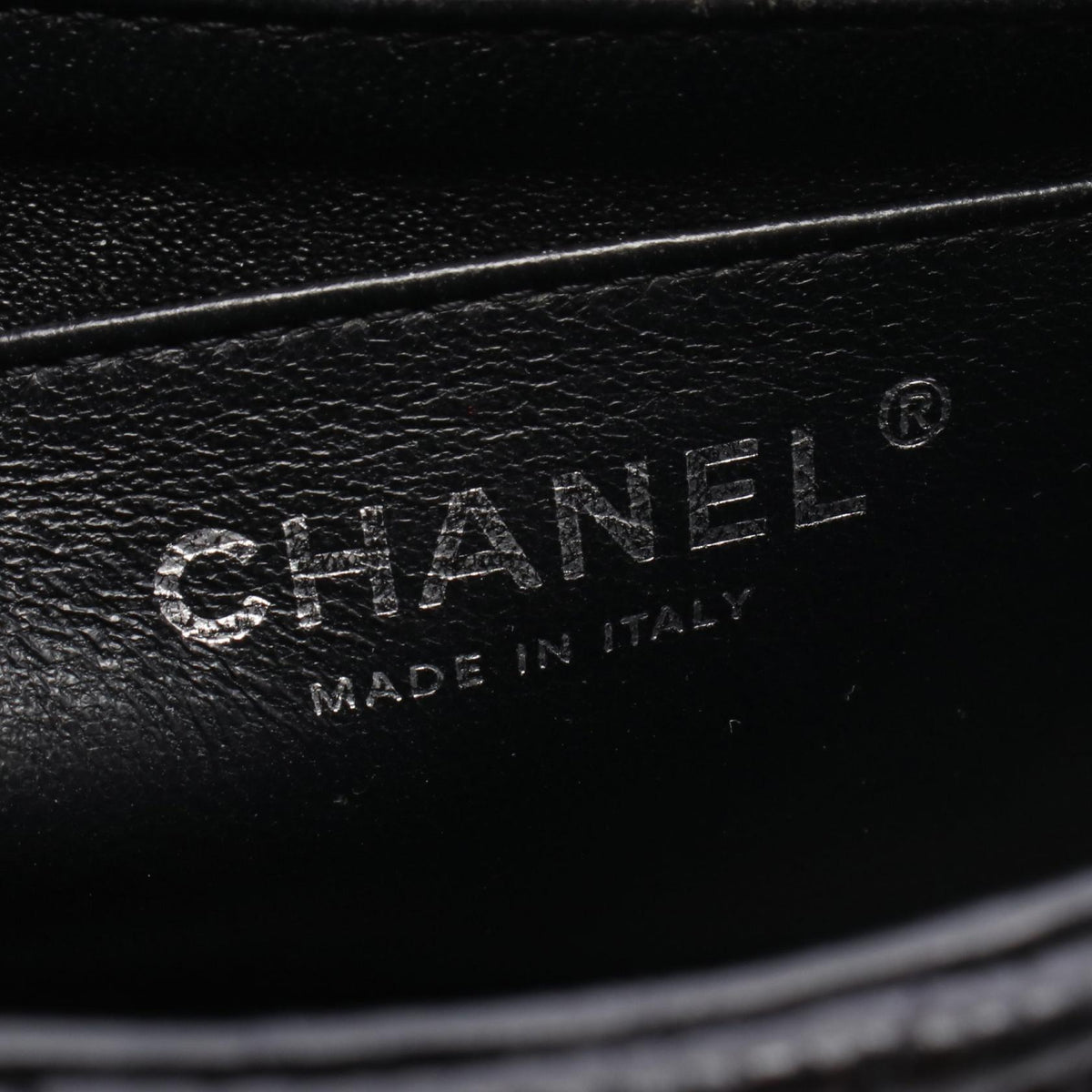 CHANEL Mini Matelasse Caviar Bag Black