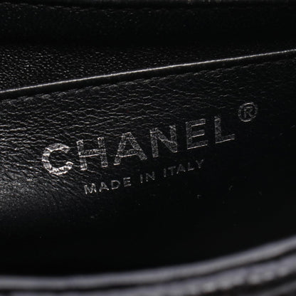CHANEL Mini Matelasse Caviar Bag Black
