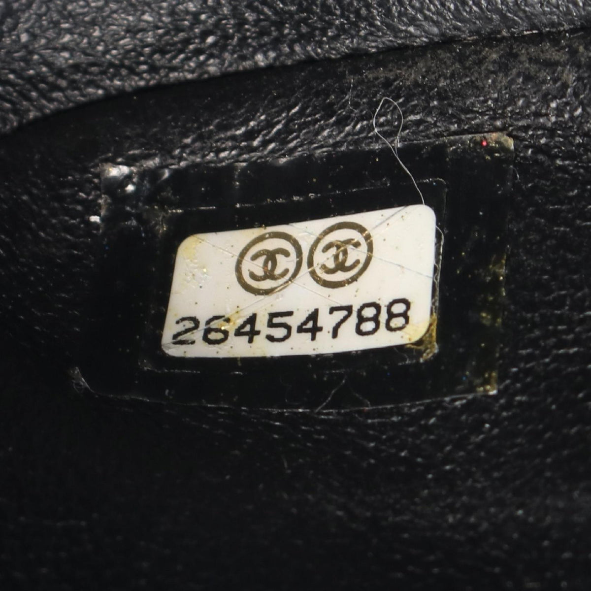 CHANEL Mini Matelasse Caviar Bag Black