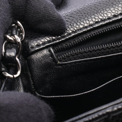 CHANEL Mini Matelasse Caviar Bag Black