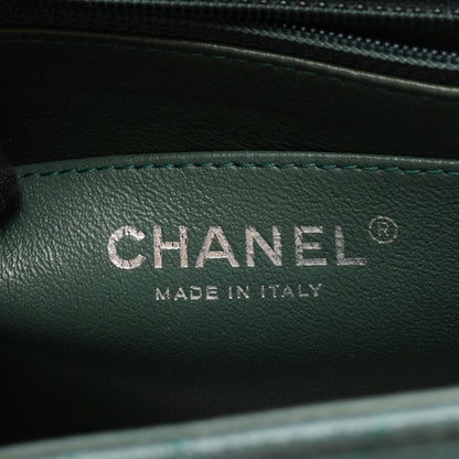 CHANEL Green Caviar Mini Shoulder Bag