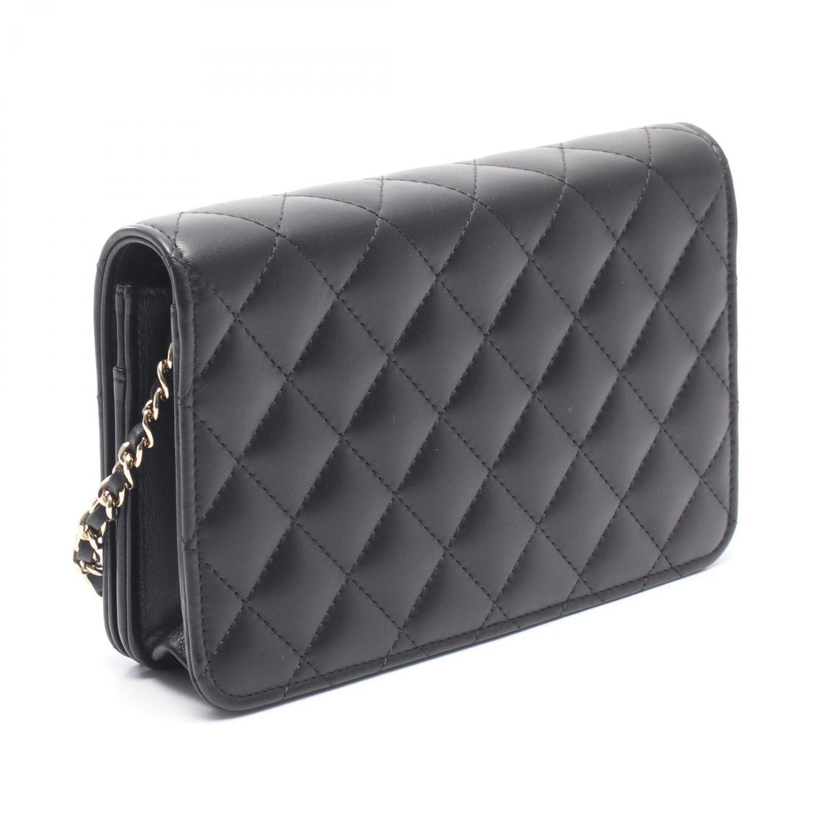 CHANEL Matelasse Camellia Shoulder Bag
