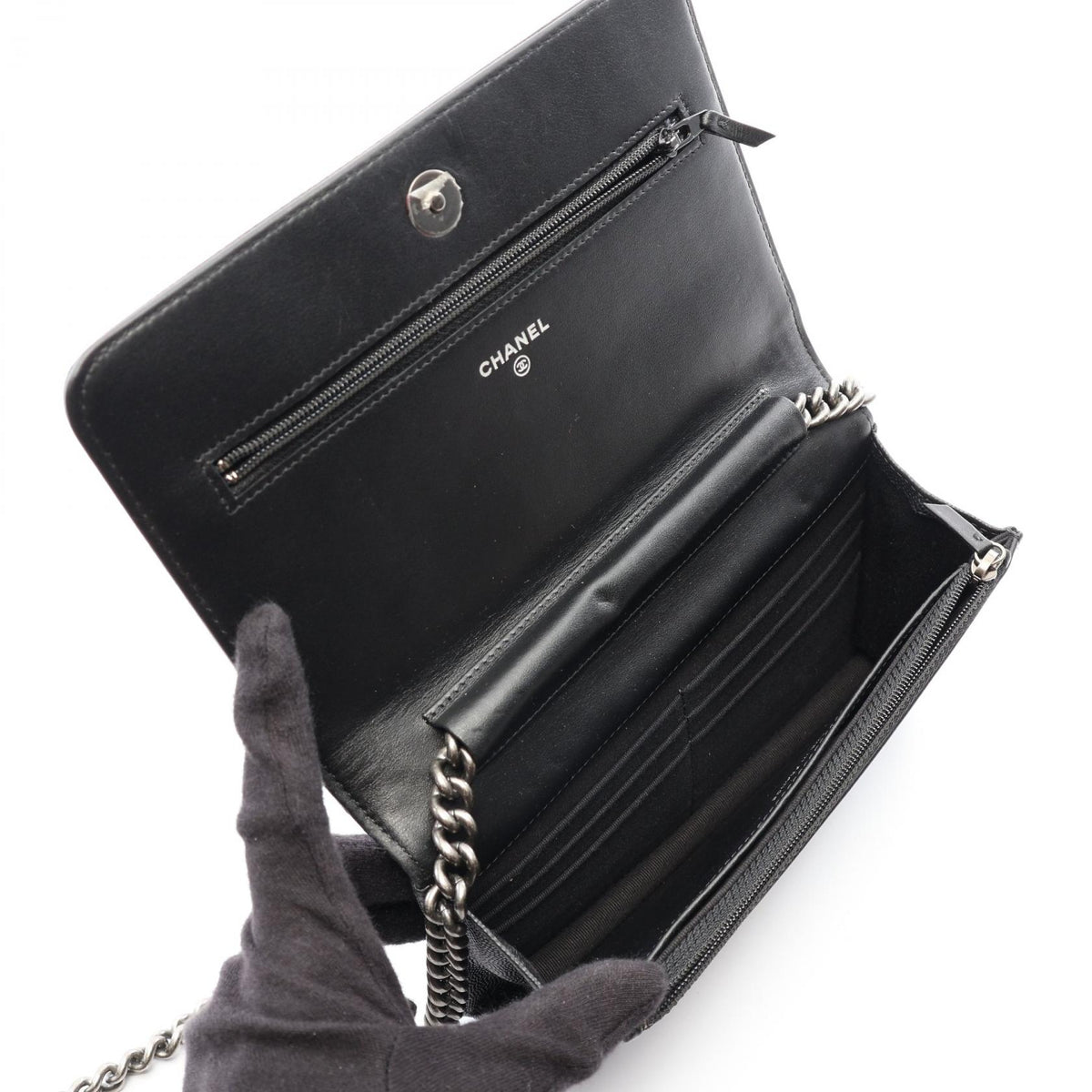 CHANEL Boy Chanel Matelassé Bag Black