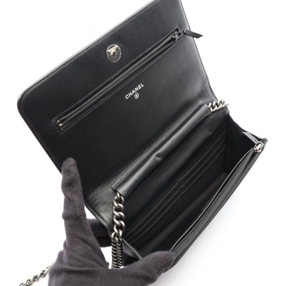 CHANEL Boy Chanel Matelassé Bag Black