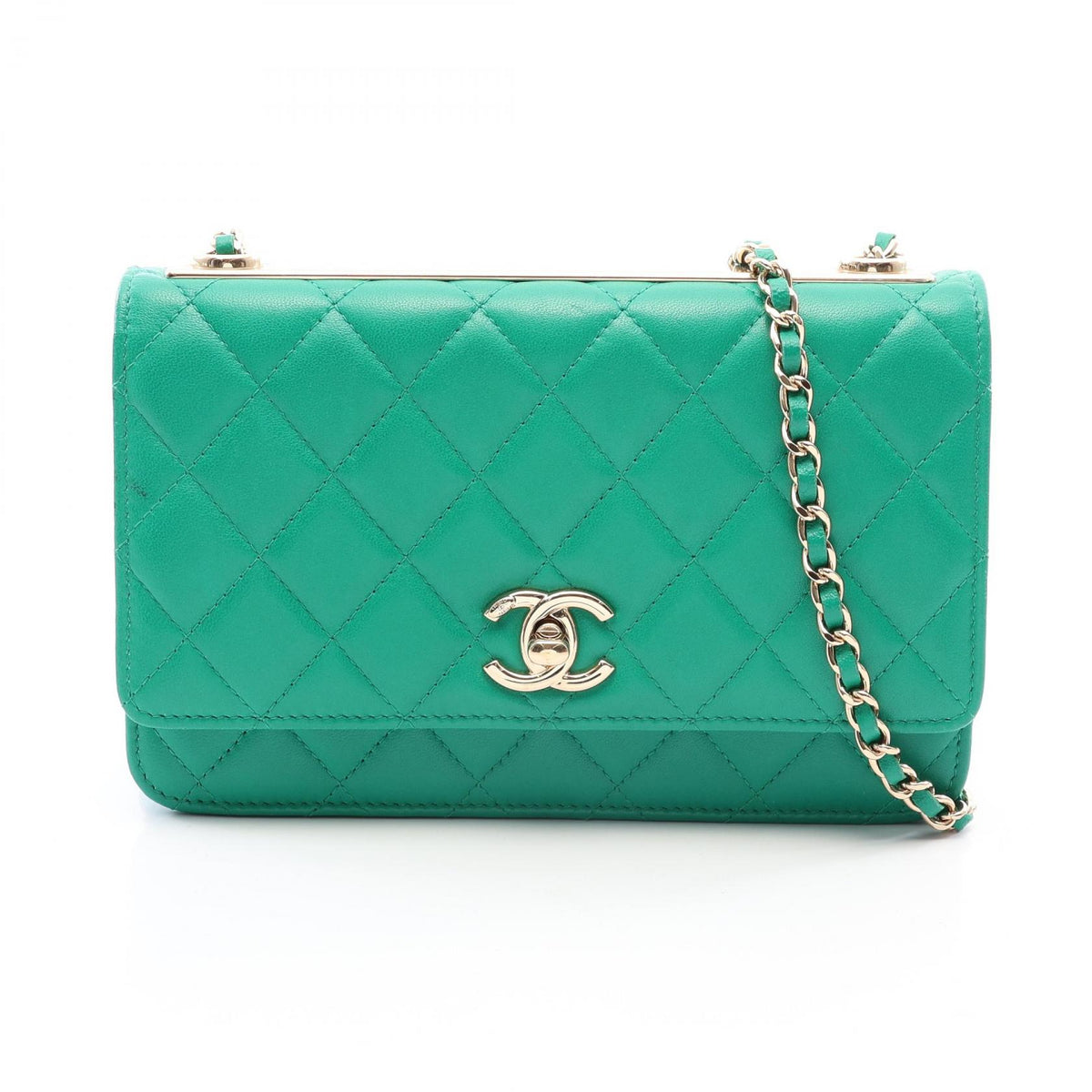 CHANEL Trendy CC Matelasse Bag Green