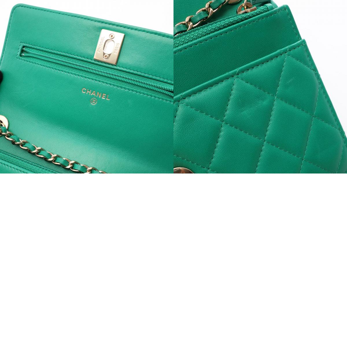 CHANEL Trendy CC Matelasse Bag Green