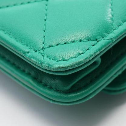 CHANEL Trendy CC Matelasse Bag Green