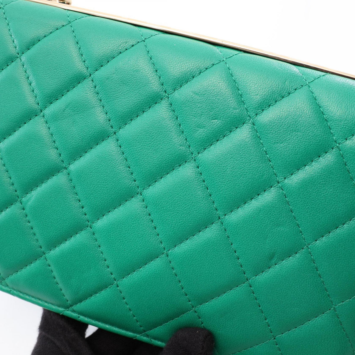 CHANEL Trendy CC Matelasse Bag Green