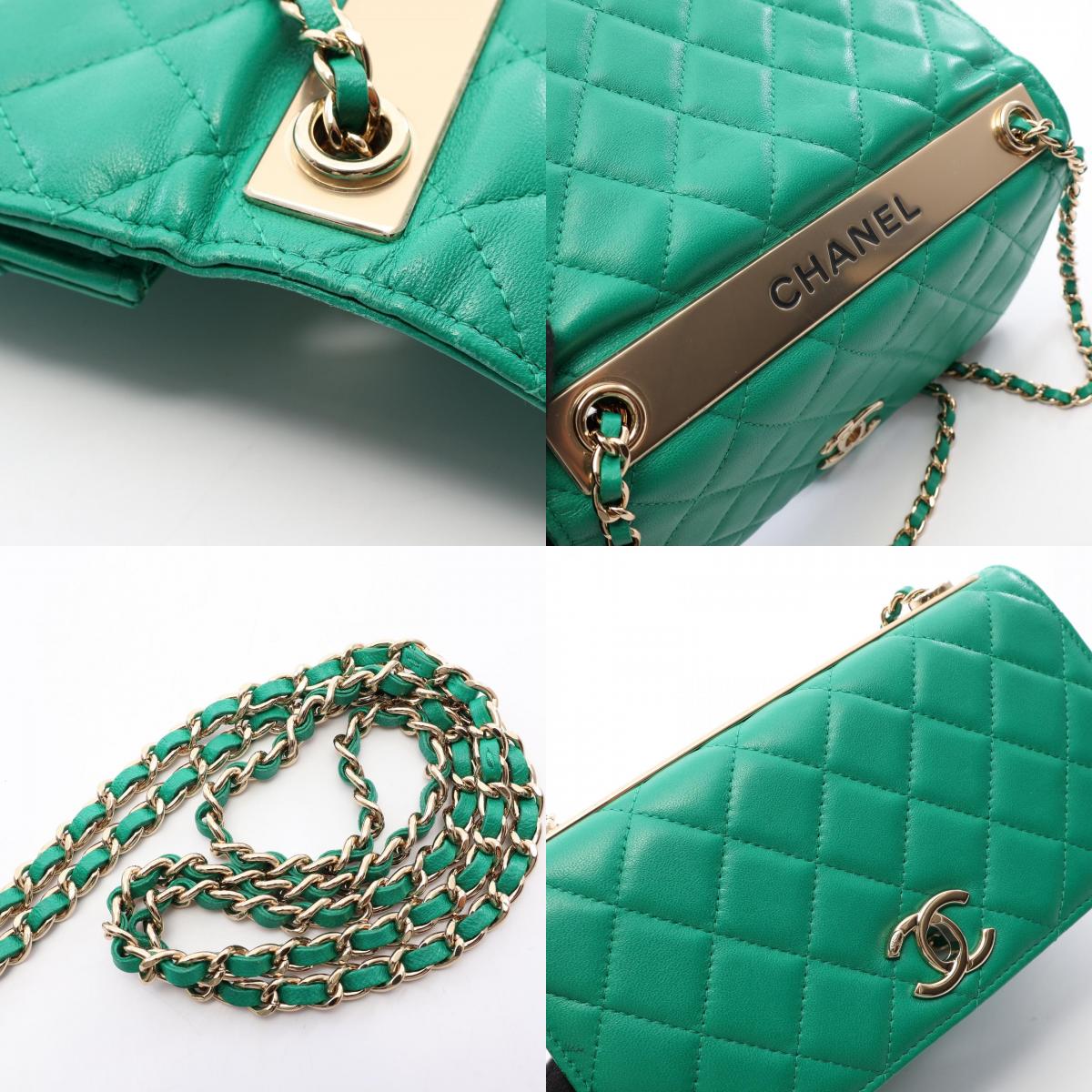 CHANEL Trendy CC Matelasse Bag Green