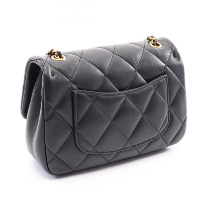 CHANEL Matelasse Lambskin Bag Black