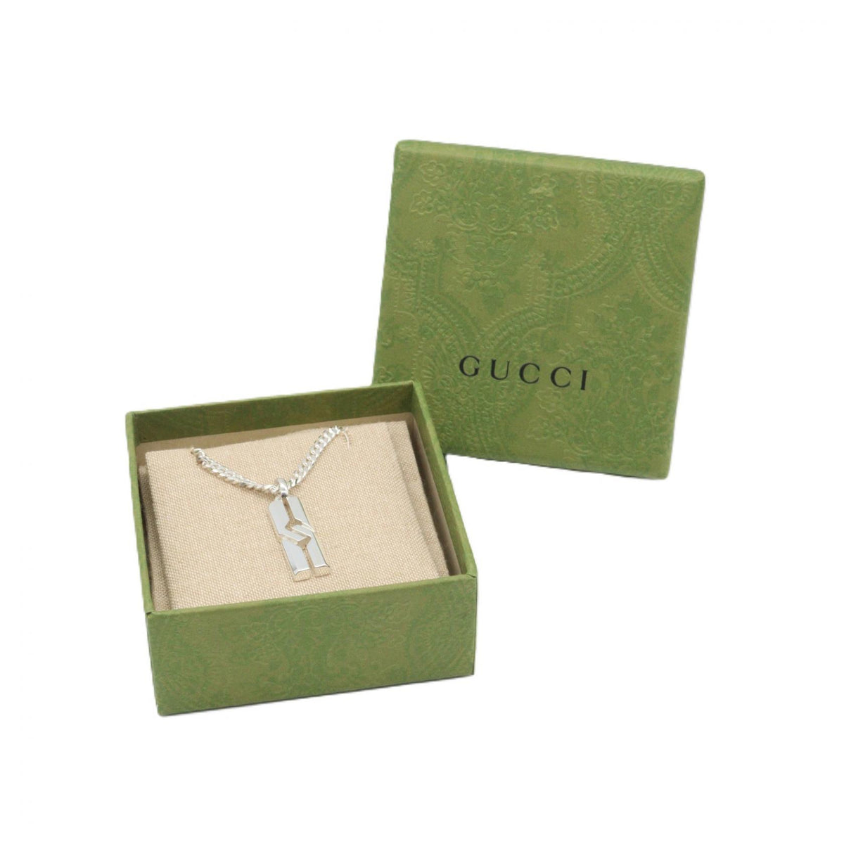 GUCCI Knot Infinity Silver925 Necklace Silver