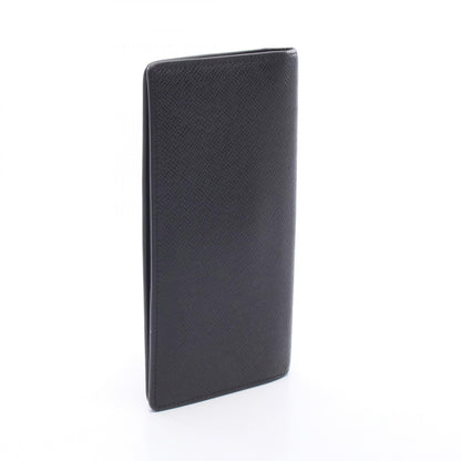 LOUIS VUITTON Portefeuille Brazza Taiga Leather Wallet Black