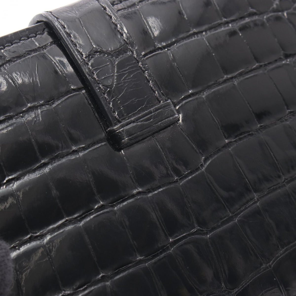 HERMES Bearn Soufflet Wallet Black