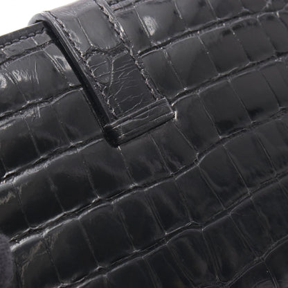 HERMES Bearn Soufflet Wallet Black