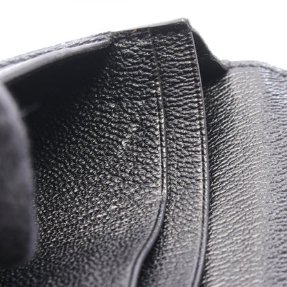 HERMES Bearn Soufflet Wallet Black