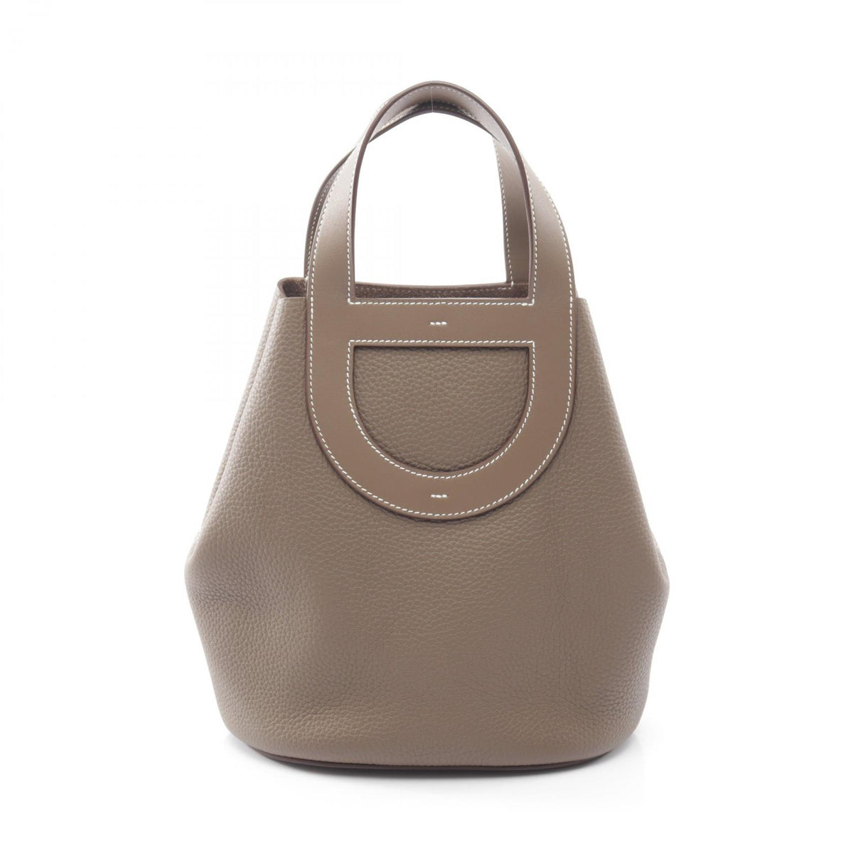 HERMES In The Loop 23 Etoupe Handle Bag