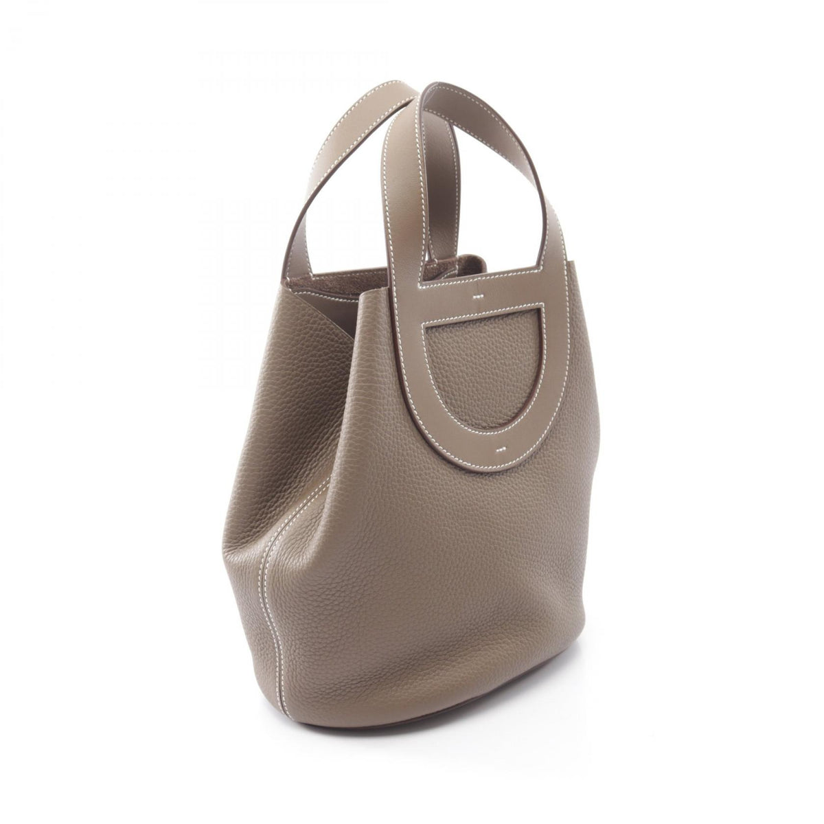 HERMES In The Loop 23 Etoupe Handle Bag
