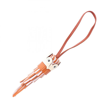 HERMES Chouette Gold Mauve Pale Milo Charm