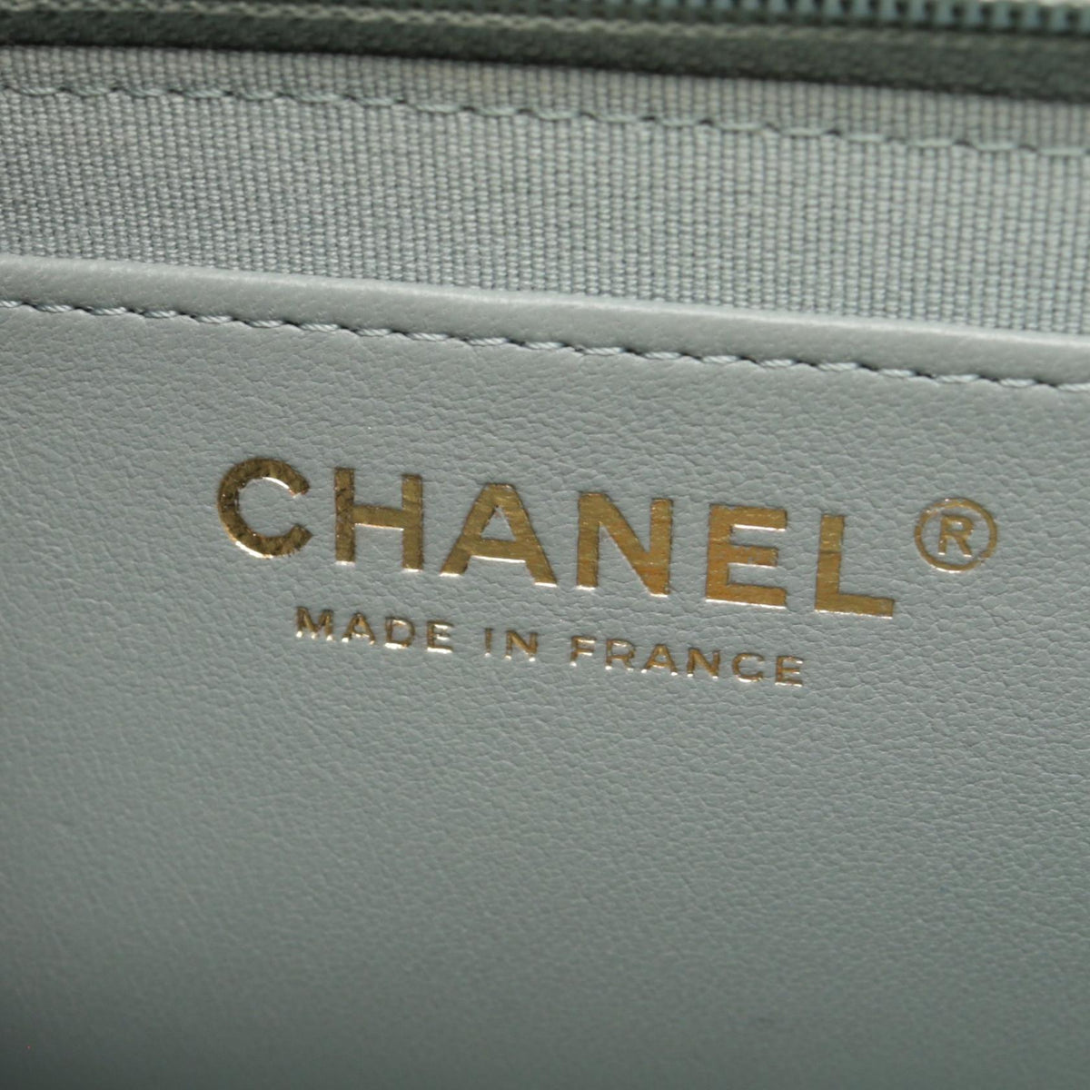 CHANEL Mini Matelasse Shoulder Bag Blue