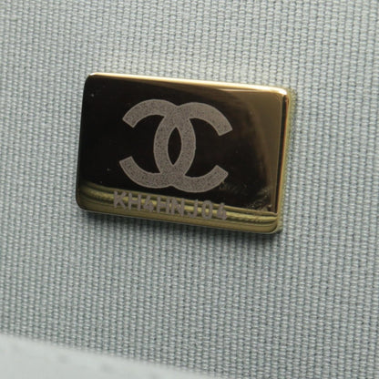 CHANEL Mini Matelasse Shoulder Bag Blue
