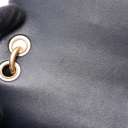 CHANEL Matelasse 2WAY Navy Shoulder Bag