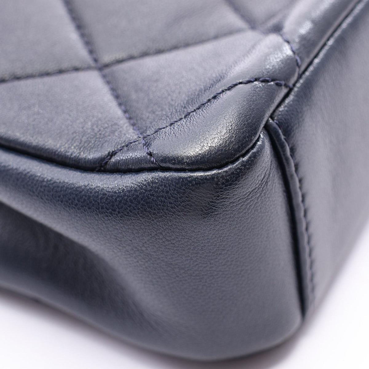 CHANEL Matelasse 2WAY Navy Shoulder Bag