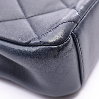 CHANEL Matelasse 2WAY Navy Shoulder Bag