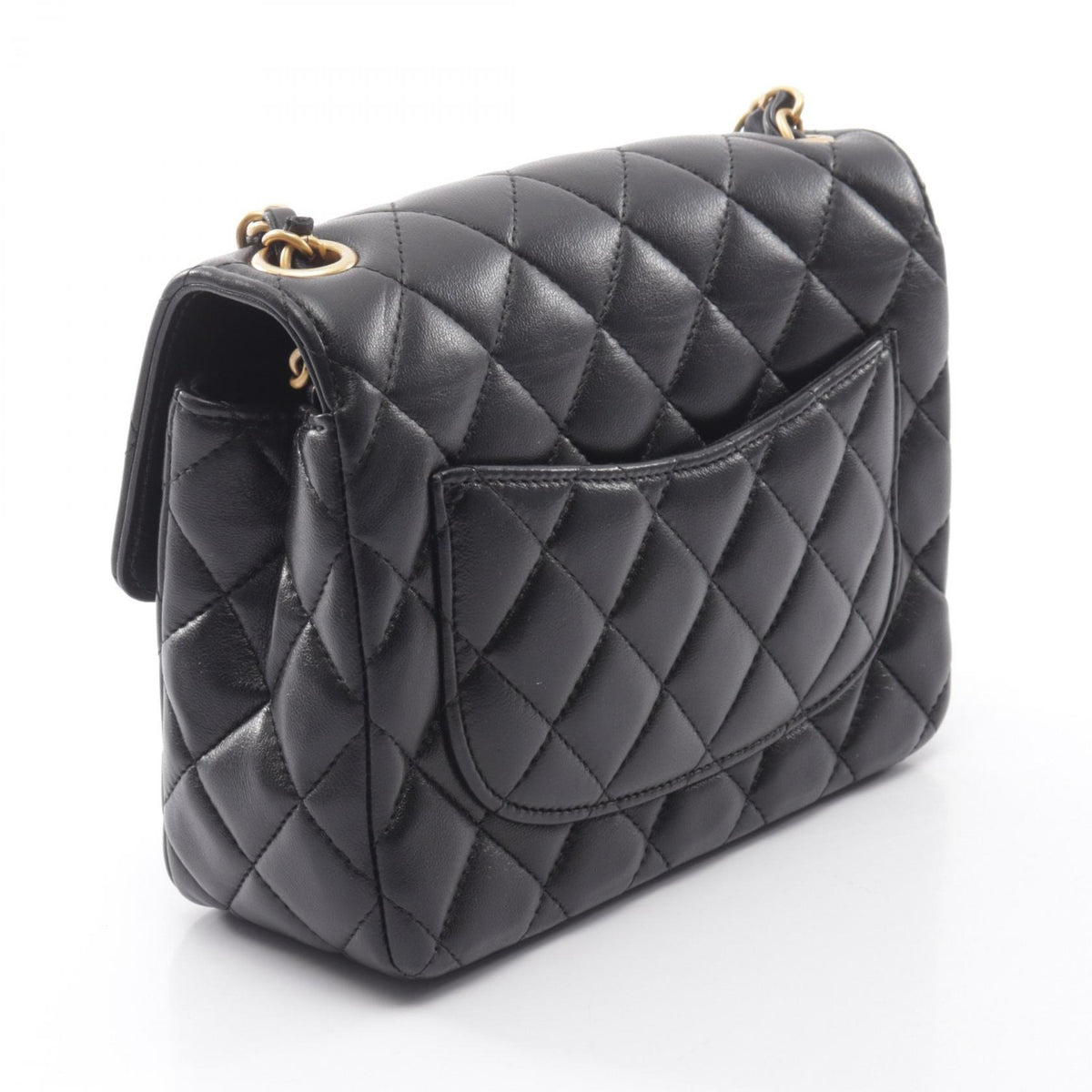 CHANEL Quilted Lambskin Shoulder Bag