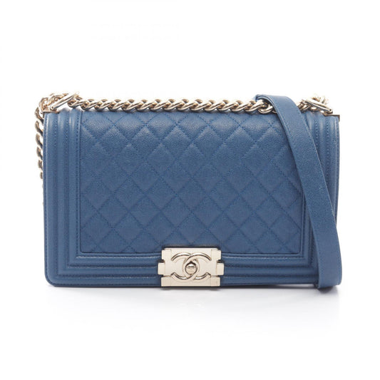 CHANEL Boy Chanel Caviar Skin Shoulder Bag