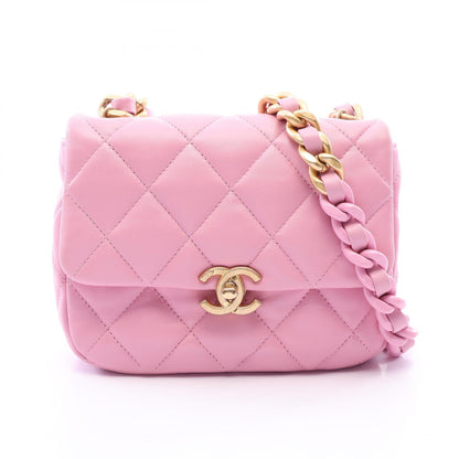 CHANEL Matelasse Mixed Hardware Bag Pink