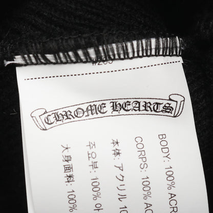 CHROME HEARTS CH Logo Embroidered Beanie Black Size ONE SIZE