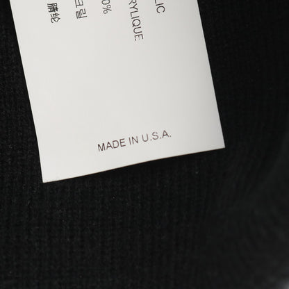 CHROME HEARTS CH Logo Embroidered Beanie Black Size ONE SIZE
