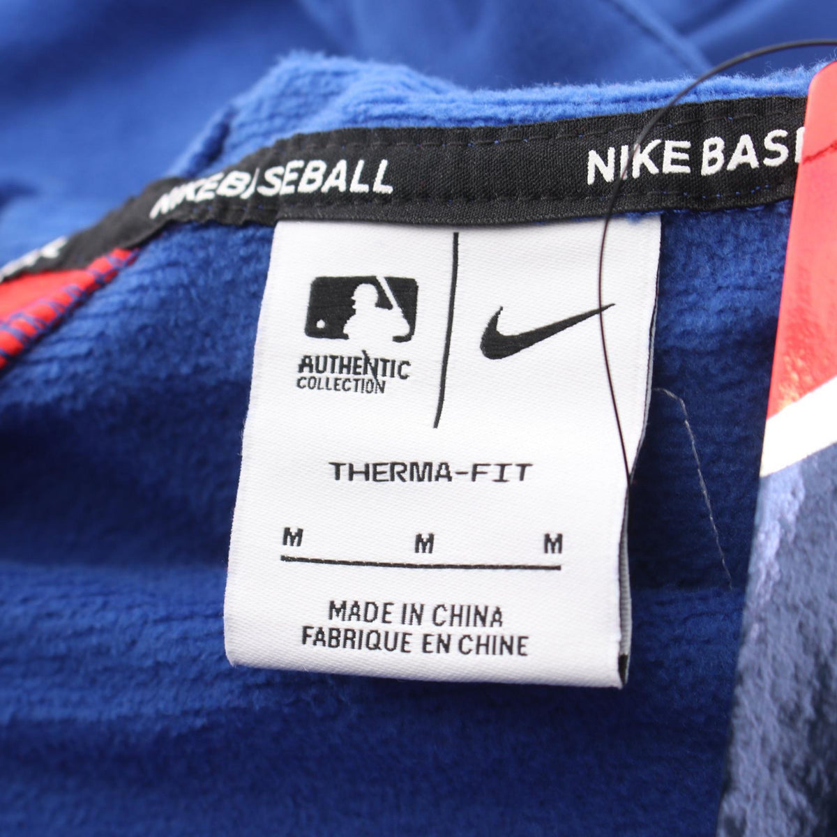 NIKE x MLB Authentic Hoodie Polyester Blue Size M