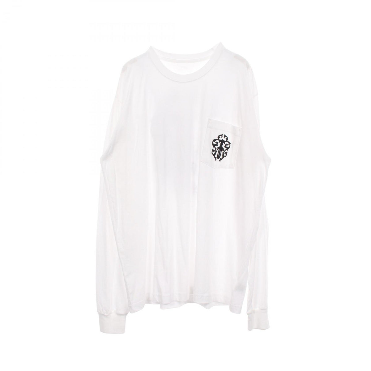 CHROME HEARTS Half Dagger Back Print T-Shirt White Size XL