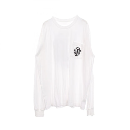 CHROME HEARTS Half Dagger Back Print T-Shirt White Size XL