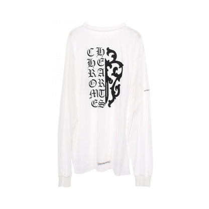 CHROME HEARTS Half Dagger Back Print T-Shirt White Size XL